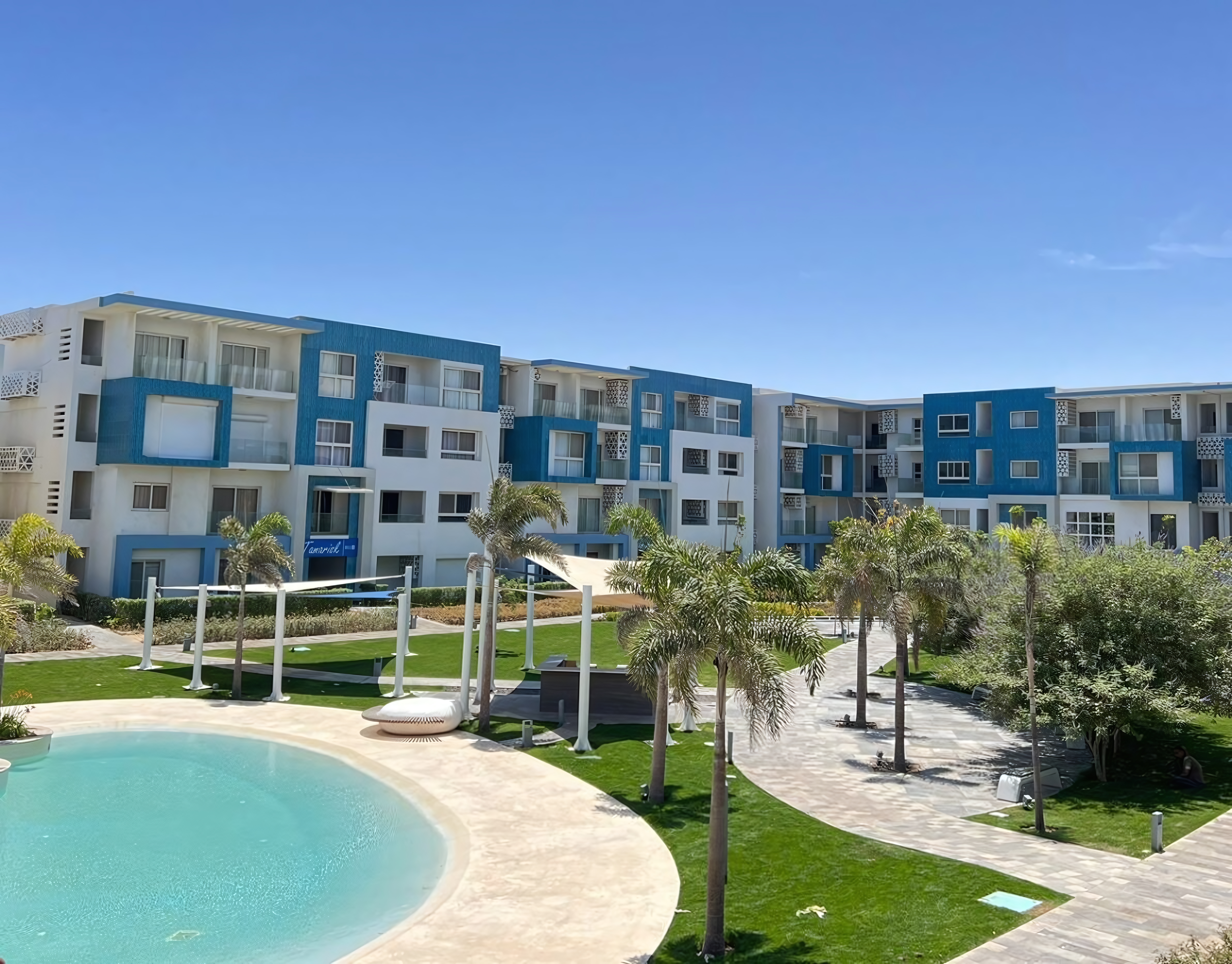Amazing 3 bedroom view sea and pool in fouka bay